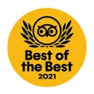 Prêmio Best of the Best 2021 (TripAdvisor)