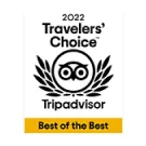 Prêmio Travelers' Choice 2022 (TripAdvisor)